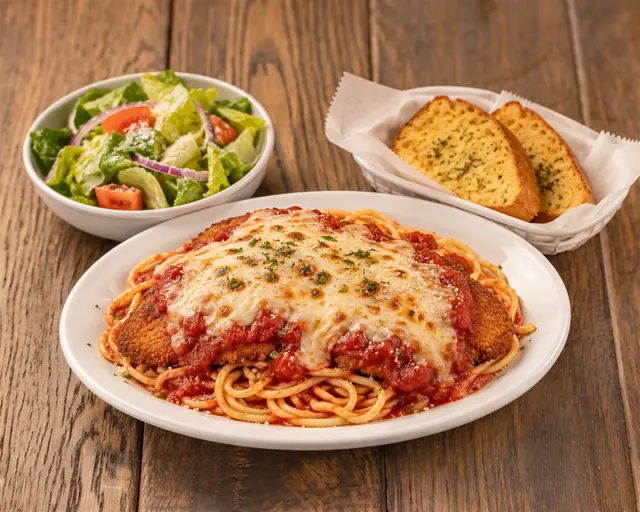 Chicken Parmesan dinner