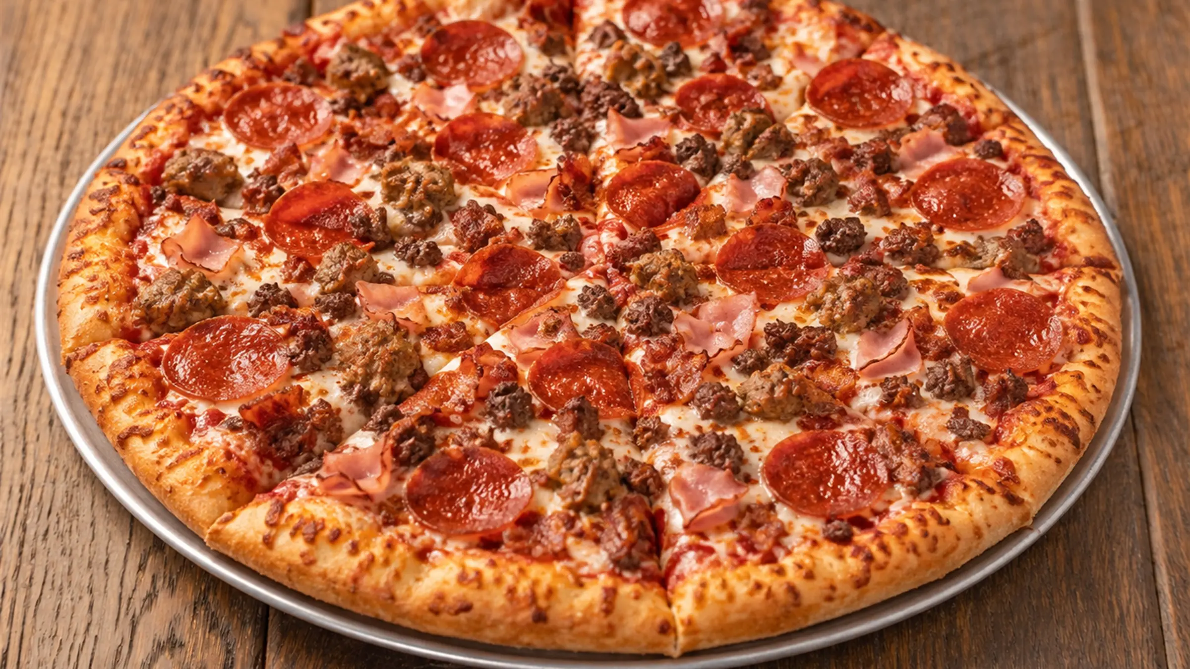 All-Star Meat Lovers pizza